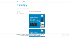 Desktop Screenshot of fawley.wordpress.com