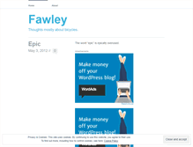 Tablet Screenshot of fawley.wordpress.com