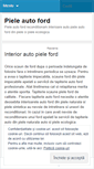 Mobile Screenshot of pieleautoford.wordpress.com.pieleautoford.wordpress.com