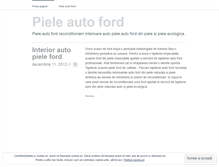 Tablet Screenshot of pieleautoford.wordpress.com.pieleautoford.wordpress.com