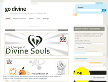 Tablet Screenshot of godivine.wordpress.com