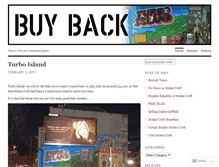 Tablet Screenshot of buybackturboisland.wordpress.com