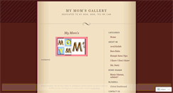 Desktop Screenshot of mymomsgallery.wordpress.com