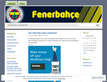 Tablet Screenshot of fenerbahcehaber.wordpress.com