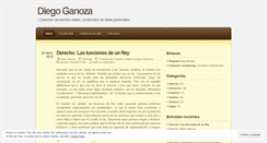 Desktop Screenshot of diegoganoza.wordpress.com