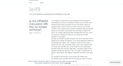 Desktop Screenshot of leif9.wordpress.com