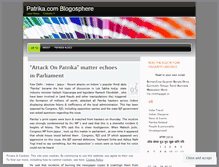 Tablet Screenshot of mypatrika.wordpress.com