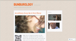 Desktop Screenshot of bunburology.wordpress.com