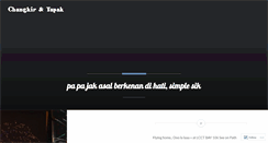 Desktop Screenshot of changkir.wordpress.com