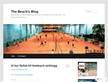 Tablet Screenshot of beachvolleyboll.wordpress.com