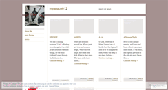 Desktop Screenshot of myspace012.wordpress.com