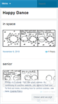 Mobile Screenshot of happydancecomics.wordpress.com