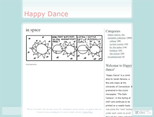 Tablet Screenshot of happydancecomics.wordpress.com