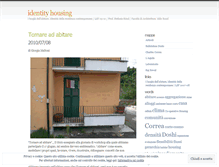 Tablet Screenshot of identityhousing.wordpress.com