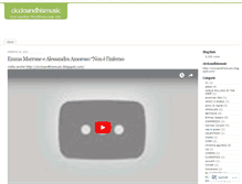 Tablet Screenshot of ciccioandhismusic.wordpress.com