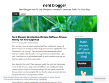 Tablet Screenshot of nerdbloggerdbw.wordpress.com