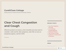 Tablet Screenshot of cureitclues.wordpress.com