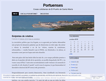 Tablet Screenshot of portuenses.wordpress.com