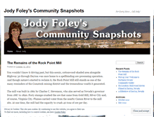 Tablet Screenshot of jodyfoley.wordpress.com