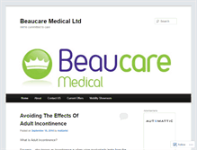 Tablet Screenshot of beaucaremedical.wordpress.com