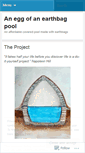 Mobile Screenshot of earthbags.wordpress.com