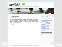 Tablet Screenshot of framtidskraft.wordpress.com