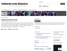 Tablet Screenshot of hablandoentrebalastros.wordpress.com