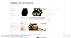 Desktop Screenshot of blendedtogether.wordpress.com