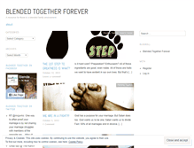 Tablet Screenshot of blendedtogether.wordpress.com