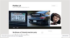 Desktop Screenshot of politiksla.wordpress.com