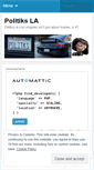 Mobile Screenshot of politiksla.wordpress.com