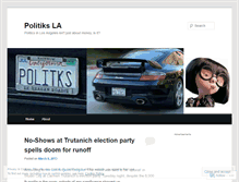 Tablet Screenshot of politiksla.wordpress.com