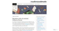Desktop Screenshot of cuadernosdetodo.wordpress.com