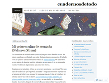 Tablet Screenshot of cuadernosdetodo.wordpress.com