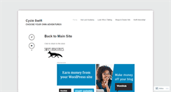 Desktop Screenshot of cycleswift.wordpress.com