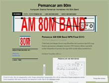 Tablet Screenshot of pemancaram80m.wordpress.com