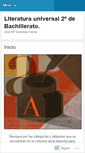 Mobile Screenshot of literaturamachado.wordpress.com