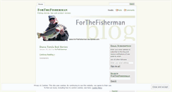 Desktop Screenshot of forthefisherman.wordpress.com