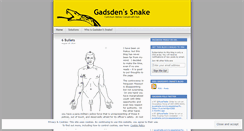 Desktop Screenshot of gadsdensnake.wordpress.com