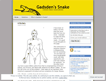 Tablet Screenshot of gadsdensnake.wordpress.com