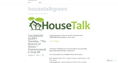 Desktop Screenshot of housetalkgreen.wordpress.com