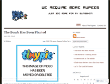 Tablet Screenshot of morerupees.wordpress.com