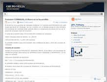 Tablet Screenshot of grupovelta.wordpress.com