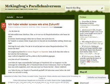 Tablet Screenshot of mrkingfrog.wordpress.com