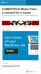 Mobile Screenshot of cubestock.wordpress.com