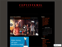Tablet Screenshot of cepvintemil.wordpress.com