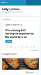 Mobile Screenshot of bellyrumbles.wordpress.com