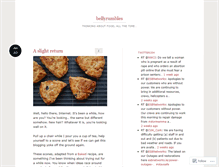Tablet Screenshot of bellyrumbles.wordpress.com
