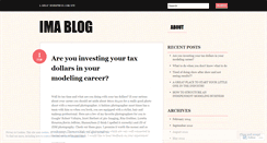 Desktop Screenshot of independentmodelsassociation.wordpress.com
