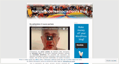 Desktop Screenshot of notiziariodelleassociazioni.wordpress.com